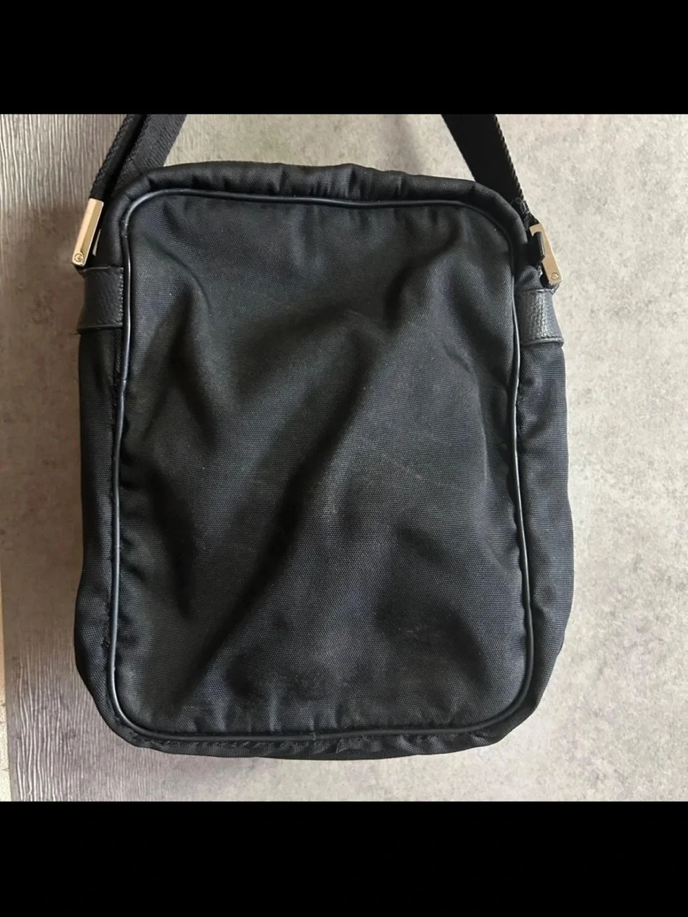 Gucci Black Crossbody Messenger Bag - Men's
